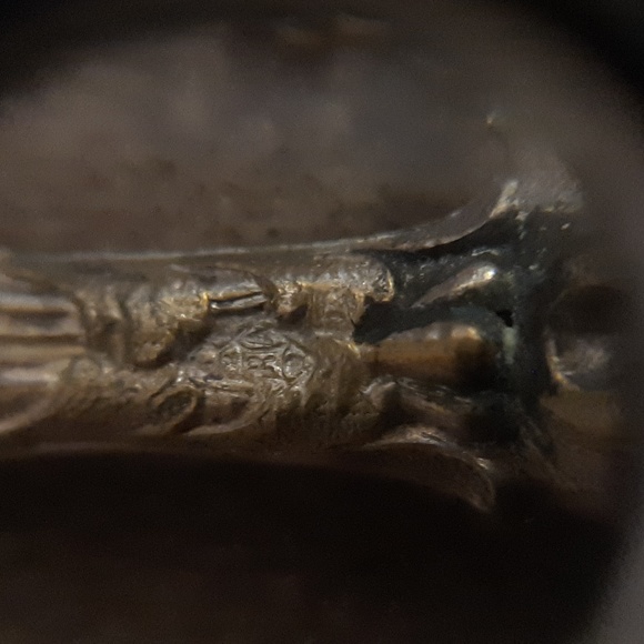 Antique 1844 silver plated England Posey - Picture 2 of 3